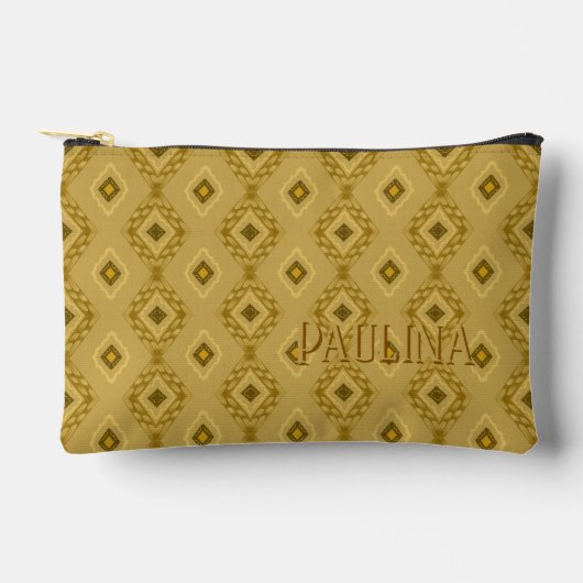 Persoonlijke naam diamant goud elegante patroon etui (Voorkant)