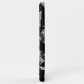 Persoonlijke naam, Diamond Butterfly Pattern, Blac Case-Mate iPhone Case (Achterkant/rechts)