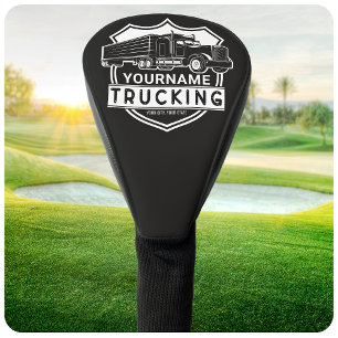 Persoonlijke NAAM die Big Rig Semi Trucker Truckin Golfheadcover