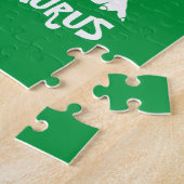 Persoonlijke naam Dinosaurus legpuzzel (Zijkant)