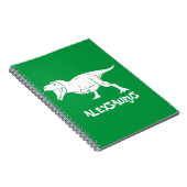 Persoonlijke naam dinosaurus notitieboek (Rechterzijde)