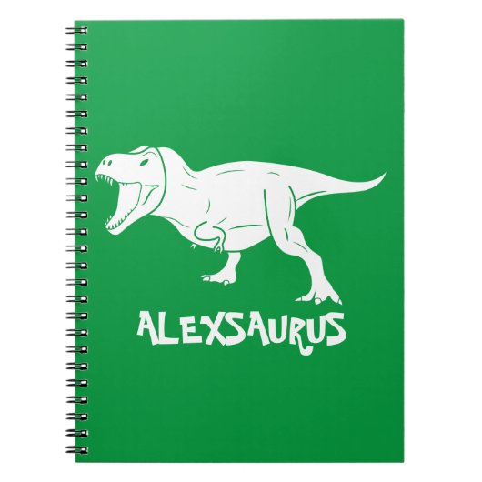 Persoonlijke naam dinosaurus notitieboek (Voorkant)