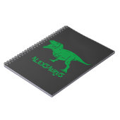 Persoonlijke naam dinosaurus notitieboek (Linkerzijde)