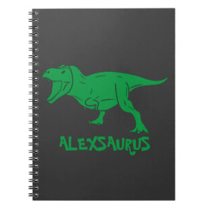 Persoonlijke naam dinosaurus notitieboek