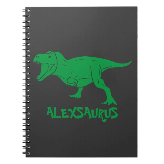 Persoonlijke naam dinosaurus notitieboek (Voorkant)