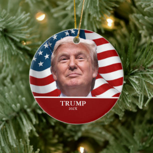 Persoonlijke naam Donald Trump Keramisch Ornament
