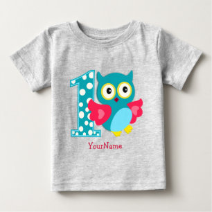 Persoonlijke naam Eerste Birthday Baby Bodysuit