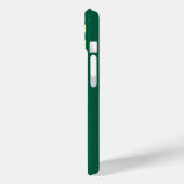 Persoonlijke naam Elegant Modern Minimaal Donkergr Case-Mate iPhone Case (Achterkant / Links)