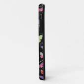 Persoonlijke naam Elegant Paars Bright Butterflies Case-Mate iPhone Case (Achterkant/links)
