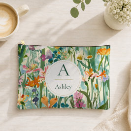 Persoonlijke naam Elegante bloemmotief Etui