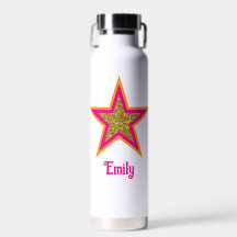 Persoonlijke naam elegante goud &roze ster
