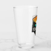 Persoonlijke naam Elk jagen op wilde natuur Sunset Glas (Rechts)