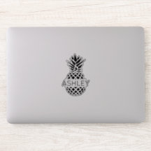 Persoonlijke naam en ananas laptop