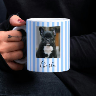 Persoonlijke naam en foto Franse Bulldog Koffiemok
