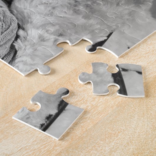 Persoonlijke naam en foto-puzzle legpuzzel (Zijkant)