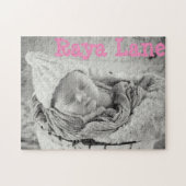 Persoonlijke naam en foto-puzzle legpuzzel (Horizontaal)