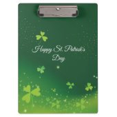 Persoonlijke naam en foto van St. Patrick's Day Gr Klembord (Voorkant)