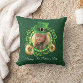 Persoonlijke naam en foto van St. Patrick's Day Gr Kussen (Deken)