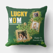 Persoonlijke naam en foto van St. Patrick's Day Gr Kussen (Voorkant)