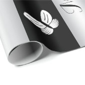 Persoonlijke naam en Initialen bruiloft/Jubileum Cadeaupapier (Rol Hoek)