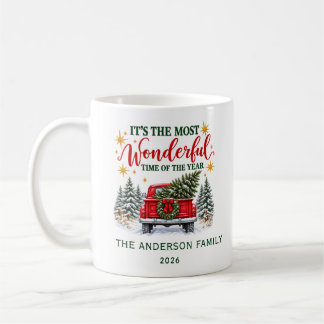 Persoonlijke naam en jaar Kerstmis Koffiemok