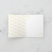 Persoonlijke naam en leeftijdsgroep Unicorn Birthd Feestdagen Kaart (Binnen)