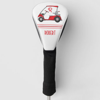 Persoonlijke naam en monogram golf headcover