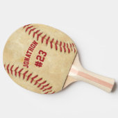 Persoonlijke naam en nummer Baseball Beide zijden Tafeltennisbatje (Zijkant)