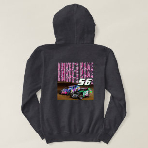 Persoonlijke Naam en Nummer van de Raceauto Hoodie