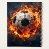 Persoonlijke naam en nummer voetbal planner (Achterkant)