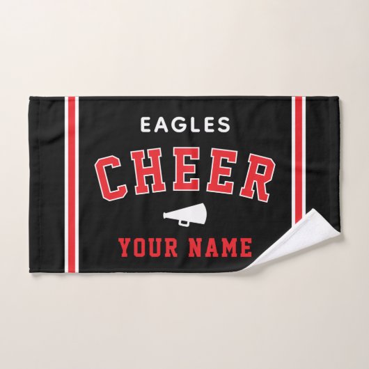 Persoonlijke naam- en schoolcheerdoek, teamcadeau handdoek (Handdoek)