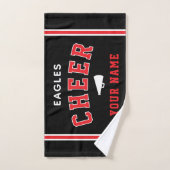 Persoonlijke naam- en schoolcheerdoek, teamcadeau handdoek (Handdoek)