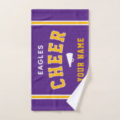 Persoonlijke naam- en schoolcheerdoek, teamcadeau handdoek (Handdoek)