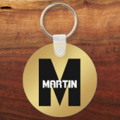 Persoonlijke naam en Sleutelhanger voor monogram g (Voorkant)