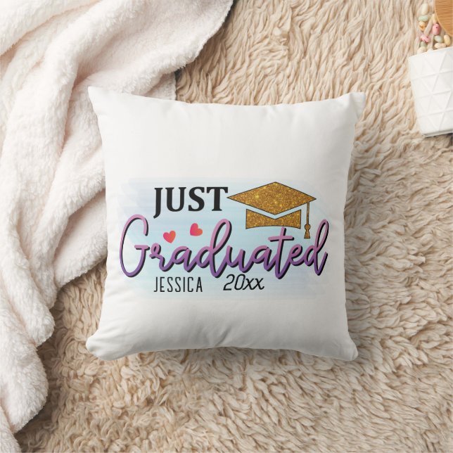 Persoonlijke naam enkel gegradueerd in 2023 kussen (Deken)