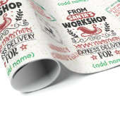 Persoonlijke naam Express verzending 2Cadeaupapier Cadeaupapier (Rol Hoek)