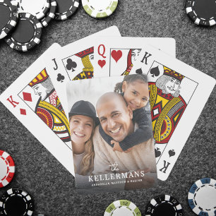 Persoonlijke Naam Familie Foto Pokerkaarten