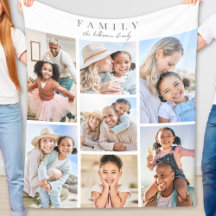 Persoonlijke Naam Familie Fotocollage