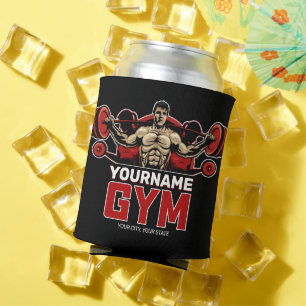 Persoonlijke NAAM Fitness Thuis GYM Gewichtheffen Blikjeskoeler