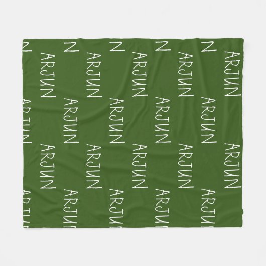Persoonlijke naam Fleece Blanket (Voorkant (Horizontaal))