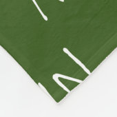 Persoonlijke naam Fleece Blanket Deken (Hoek)