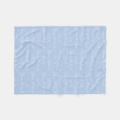 Persoonlijke naam fleece deken voor kinderen (Voorkant (Horizontaal))