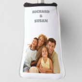 Persoonlijke naam & foto golfclubhoes golfheadcover (Draai 90)