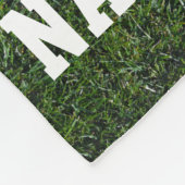 Persoonlijke naam Foto Soccer Grass Boys Fleece Deken (Hoek)