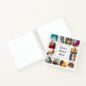 Persoonlijke naam Foto White Sketch Notitieboek (Binnen)