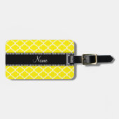 Persoonlijke naam Geel marokkaans Bagagelabel (Voorkant horizontaal)