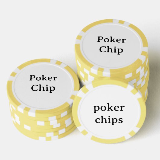 Persoonlijke naam gele chip (Opstapeling)