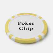 Persoonlijke naam gele chip (Enkel)