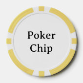 Persoonlijke naam gele chip (Voorkant)
