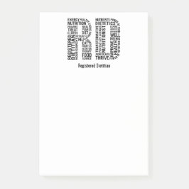 Persoonlijke naam geregistreerde Dietititititititi Post-it® Notes